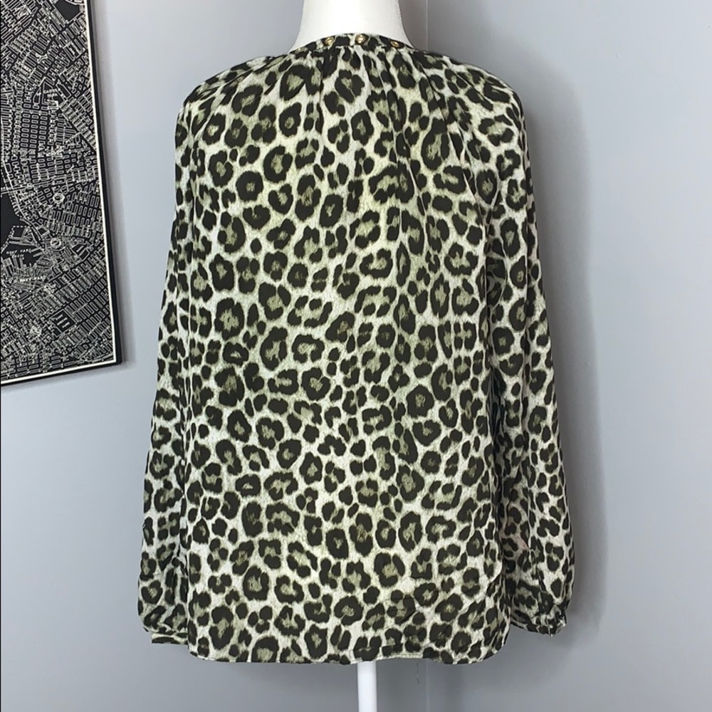 Michael Kors Leopard Print Blouse - Picture 4 of 6